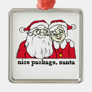 Nice Package Santa Claus Metal Tree Decoration
