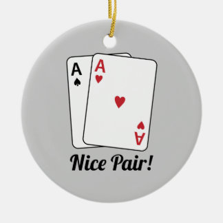 Nice Pair Ceramic Tree Decoration