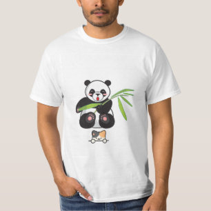 Nice panda & cat design t-shirt