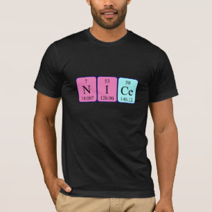 Nice periodic table name shirt
