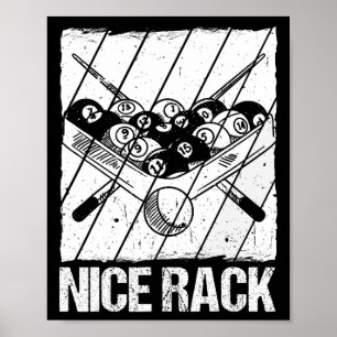 Nice Rack Billiards1 Poster