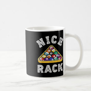 Nice Rack Funny Billiards Player Vintage Pool Tria Coffee Mug