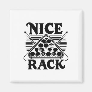 Nice Rack Pool Billiard Player Billiards Cue Sport Magnet