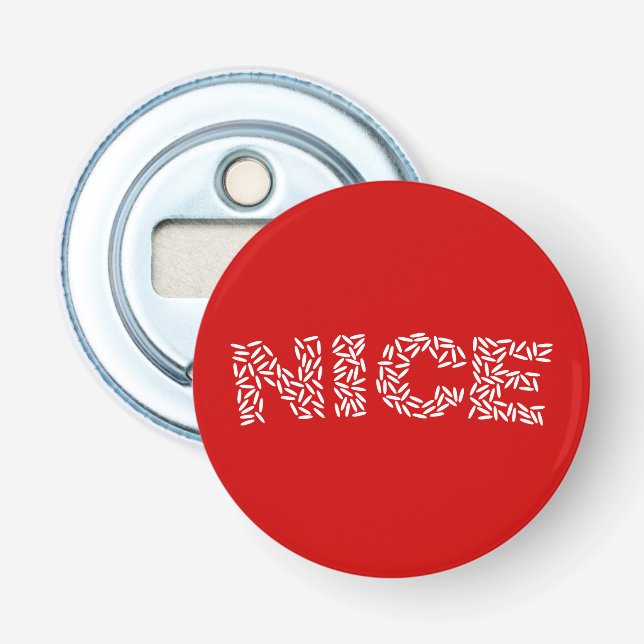Nice Rice Bottle Opener (Front)