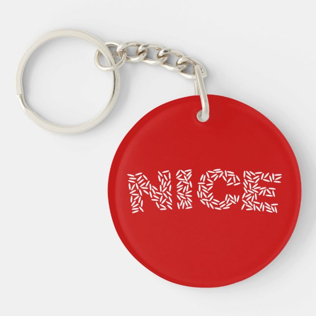 Nice Rice Key Ring (Front)