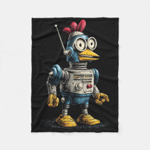 Nice Robot Farm Chicken Costume For Animals And Ro Fleece Blanket