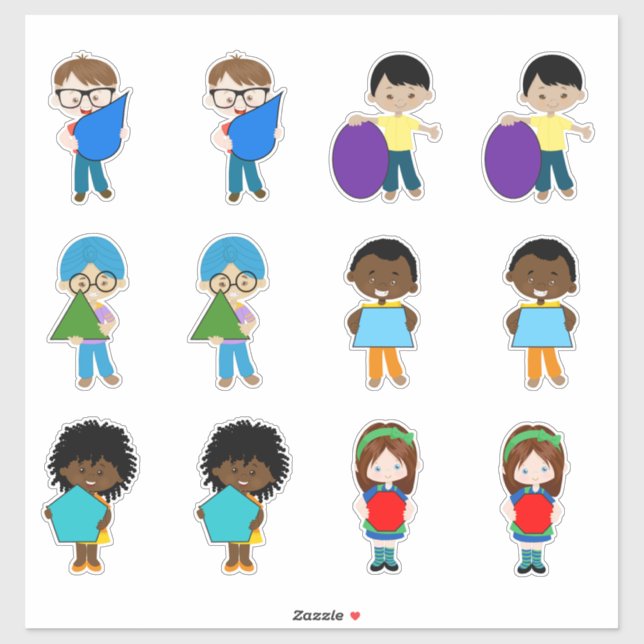 Nice shapes colourful (Sheet)