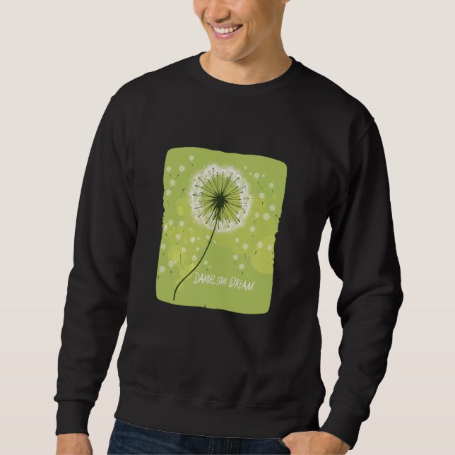 Nice Spring Colours with Dreamy Dandelion and Flyi Sweatshirt (Front)