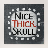 Nice Thick Skull Jigsaw Puzzle