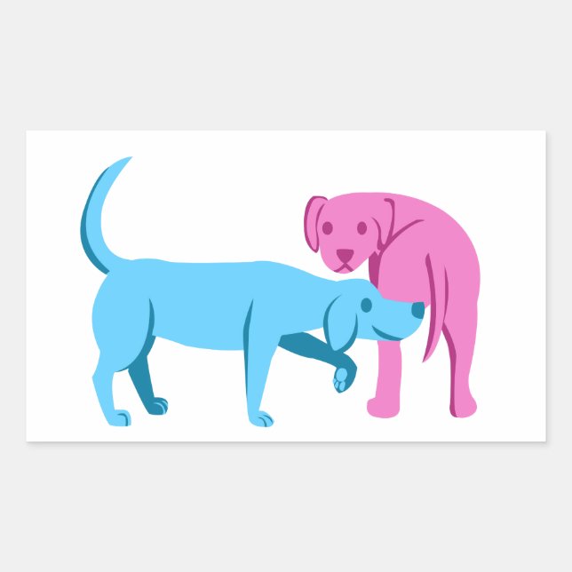 Nice to Meet You Rectangular Sticker (Front)