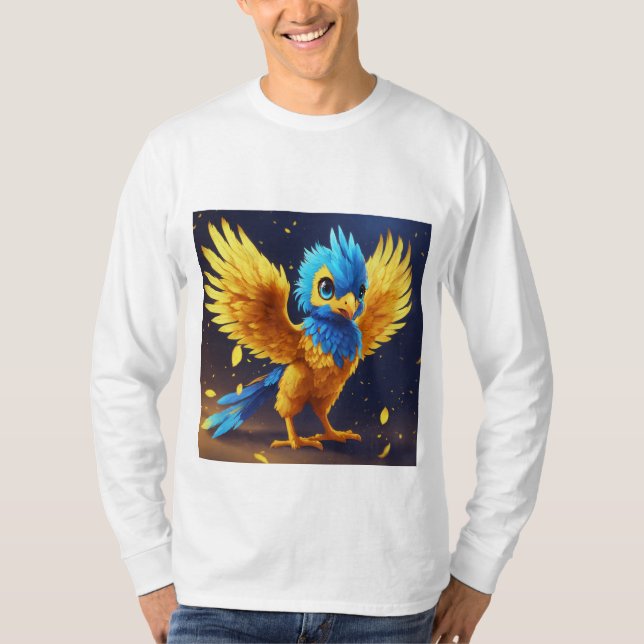 Nice "Vibrant Wings: The Majesty of the Kingfiirsh T-Shirt (Front)
