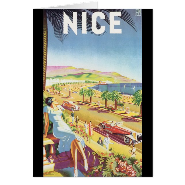 Nice Vintage Travel Poster (Front)