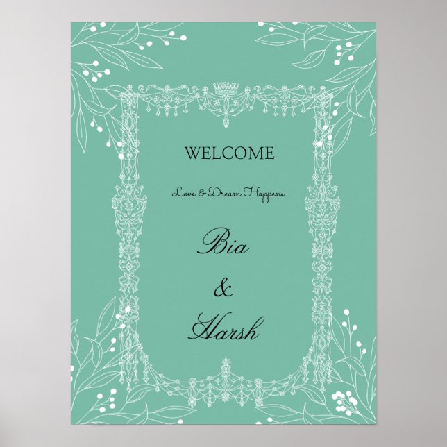 Nice Wedding Card Poster (Front)