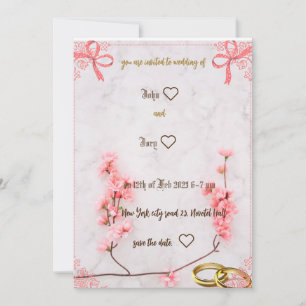 nice wedding invitation