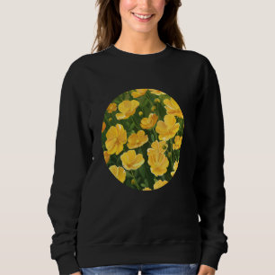 Nice yellow Buttercup Costume for Flowers Lovers Sweatshirt