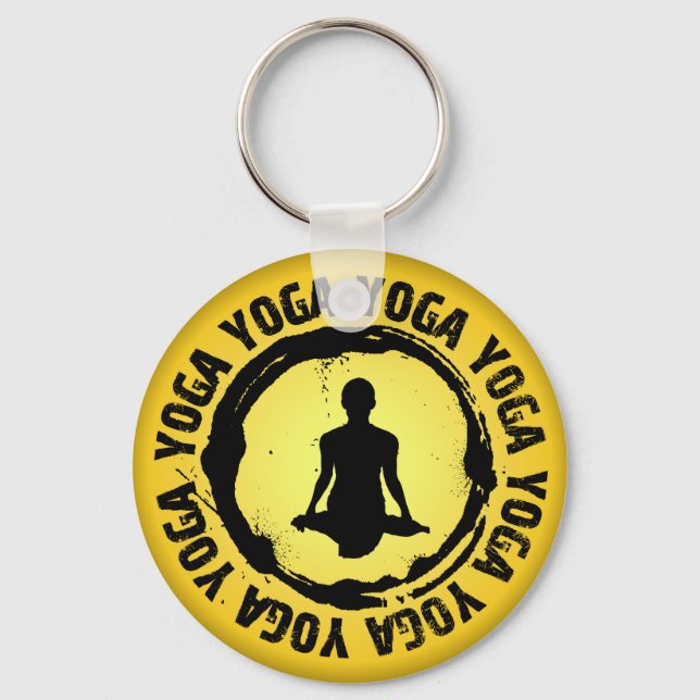 Nice Yoga Seal Key Ring (Front)