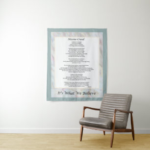 Nicene Creed Tapestry Prayer Wall Decor