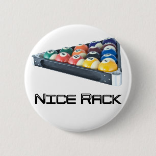 NiceRack Black 6 Cm Round Badge