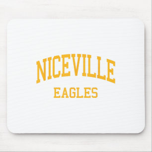 Niceville High School Hs Niceville Fl Retro Sports Mouse Pad