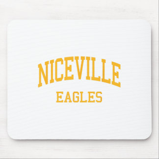 Niceville High School Hs Niceville Fl Retro Sports Mouse Pad