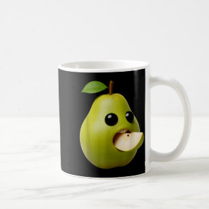Niche Fruits Funny Pear Meme Brainrot Surreal  Coffee Mug