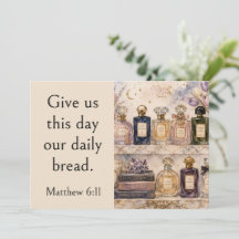 Niche Perfume Collection, Matthew 6:11 Bible Verse