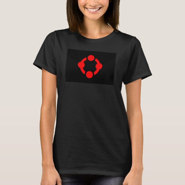 Niche Pride Flag (Black) T-Shirt (Front)
