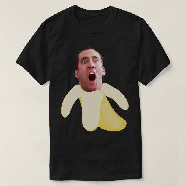 Nicholas cage banana   T-Shirt (Design Front)