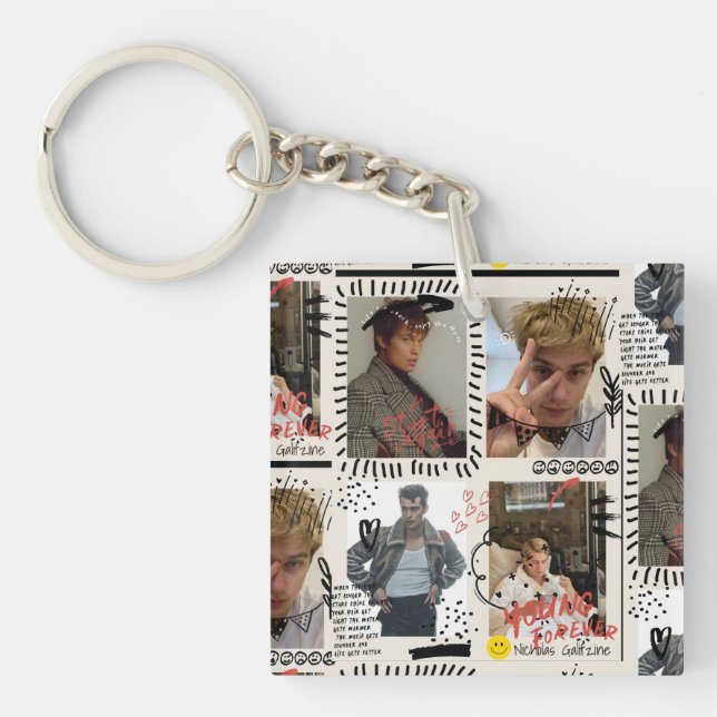 Nicholas Galitzine Key Ring (Front)