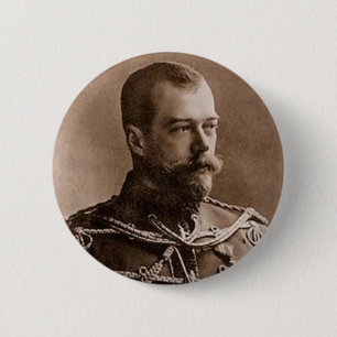 Nicholas II 6 Cm Round Badge