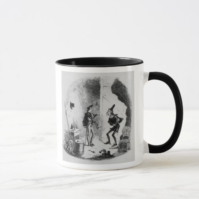 Nicholas instructs Smike in the art of acting Mug (Right)
