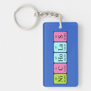 Nicholas periodic table name keyring