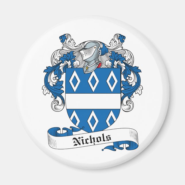Nichols Family Crest Magnet (Front)