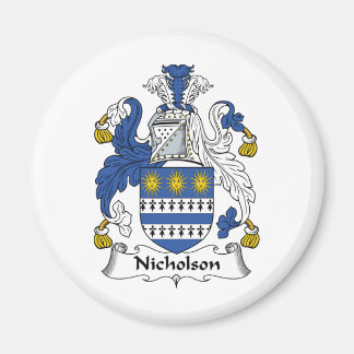 Nicholson Family Crest Magnet