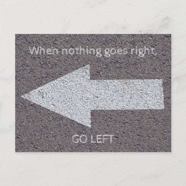 Nichts geht rechts postcard (Front)