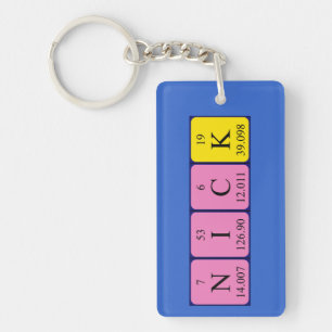 Nick periodic table name keyring