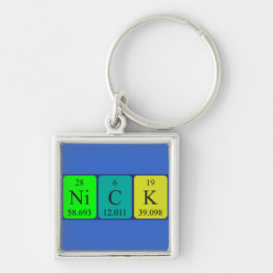 Nick periodic table name keyring