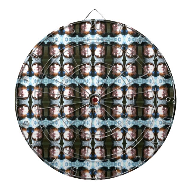 Nick Uhligs Face  Dartboard (Front)