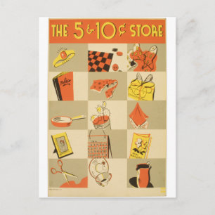 Nickel and Dime Postcard