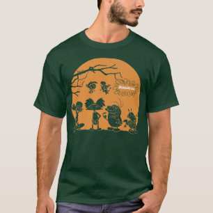 Nickelodeon Halloween Haunted Group Sunset T-Shirt