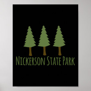 Nickerson State Park Rustic Camping Hiking Pine Tr Poster