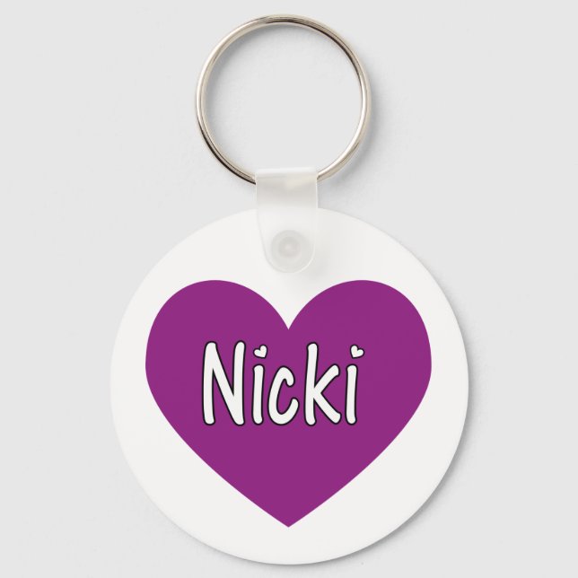 Nicki Key Ring (Front)