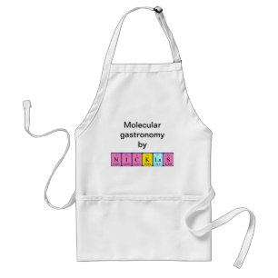 Nicklas periodic table name apron