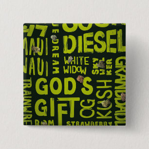 Nicknames 15 Cm Square Badge