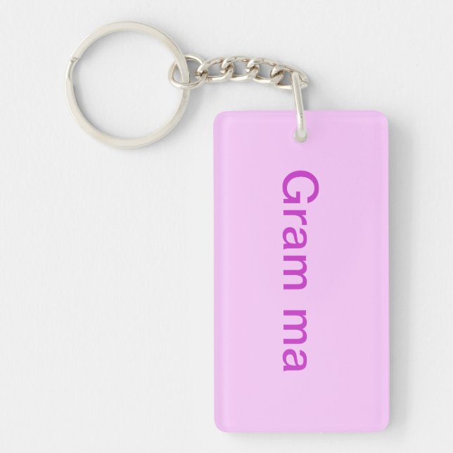 nicknames key ring (Front)