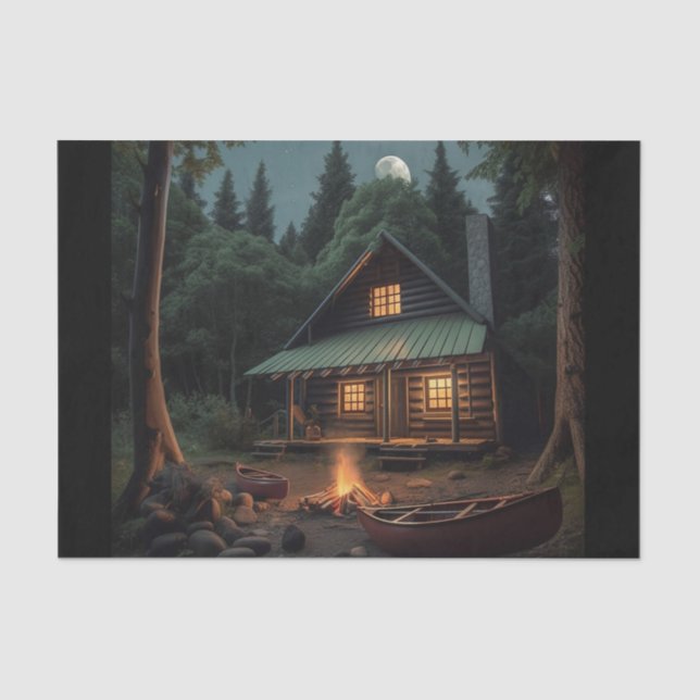 Nicks Cabin  Tissue Paper (Front)