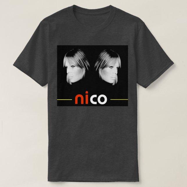 Nico Black  T-Shirt (Design Front)