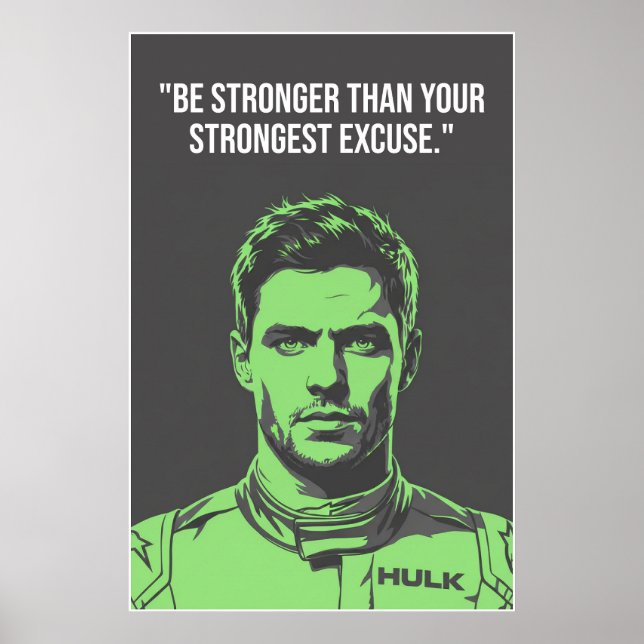 Nico Hülkenberg Racing Vector – Poster (Front)