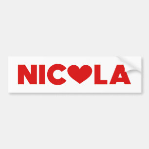 Nicola Love Bumper Sticker