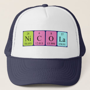 Nicola periodic table name hat
